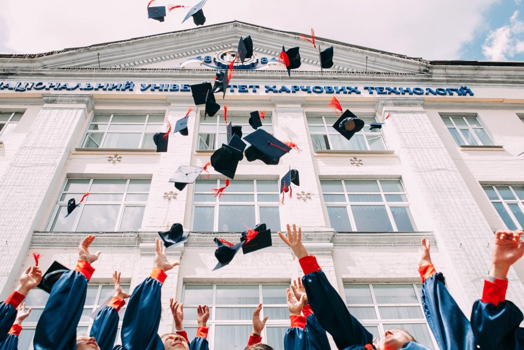 Appealing graduation caps and gowns in red For Comfort And Identity 