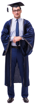 Man with robes and hat